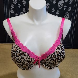 XOXO padded cheetah bra size 42D